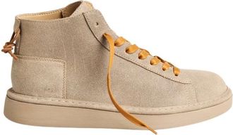 Panchic P021 Cozy Enkelboot - Heren - Schoenen - Beige - Maat: 43 EU Leer
