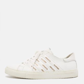 Axel Arigato White Leather Low Top Sneakers Size 43