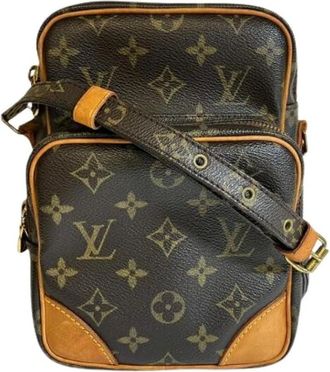 Louis Vuitton Pre-owned Cross Body Bags, female, Brown, Size: ONE SIZE Pre-owned Amazon Monogram Shoulder Bag