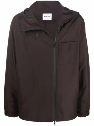 AMBUSH zip-fastening lightweight jacket - men - Polyester - L - Brown