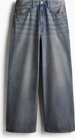 H&M Wide High Jeans - Blue