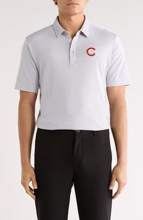 Travis Mathew Chicago Cubs Playoff Pitch Polo in Heather Grey at Nordstrom Rack, Size Xx-Large