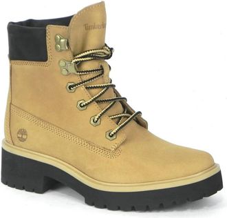 Timberland Casual Veterschoenen - Dames - Veterlaarzen - Beige - 39 EU - Leer - Schoenen