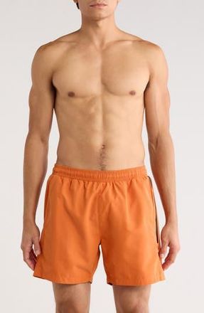 BOSS Dolphin Swim Trunks in Bright Orange at Nordstrom Rack, Size Xx-Large
