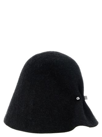 Jacquemus Wool Felt Bell Winter Hat - Black