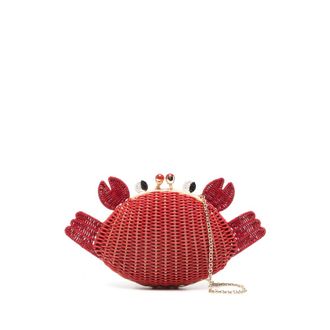 Serpui Ash Crab Chain Clutch Bag