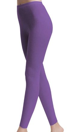 Palm Lights Ladies/Womens Warmth Generation Lightweight Thermal Long Jane Leggings (Medium-10, Purple)