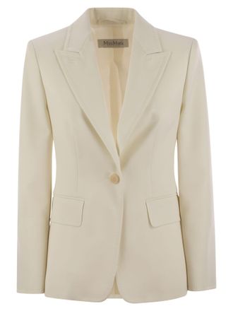 Max Mara Palchi Wool Gabardine Blazer