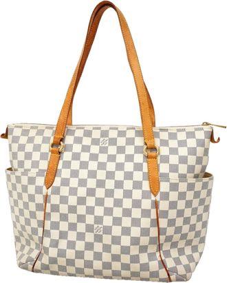 Louis Vuitton White Tote Bag (Pre-Owned)