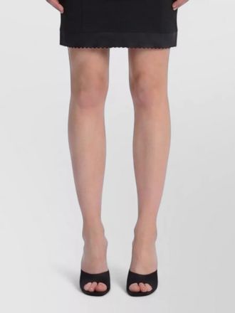 The Attico tulle insert mini dress