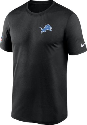 Nike Detroit Lions Legend Small Logo Nike Mens Dri-FIT NFL T-Shirt in Black | 02TI00A9J-FEJ