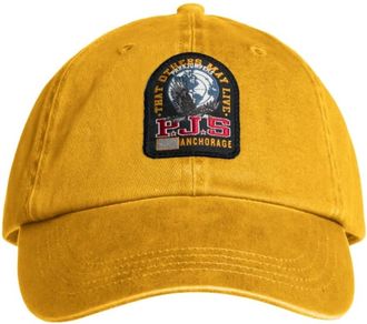 Parajumpers Mens Parajumpers Patch Cap Yellow Hat - Size: ONE size
