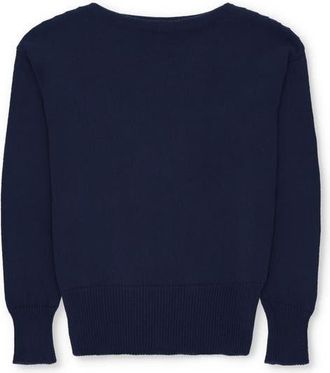 Fortela Noah Cotton Crewneck Sweater in Blue at Nordstrom, Size Xx-Large
