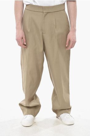 Fear of God Virgin Wool And Cotton Single-Pleat Trousers size 50