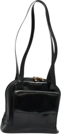 Gucci Pre-owned Coated canvas gucci-bags - Dames - Vintage Schoudertas - Zwart - ONE Size - Vintage