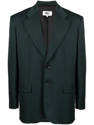 Maison Margiela single-breasted blazer - Green
