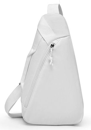 Generic Bum Bag Crossbody Bags for Unisex, Casual Shoulder Bags, Travel Cycling,Perfect for Travel and Weekend Getaways (White,19 x 9 x 34cm / 7.4 x 3.5 x 13.