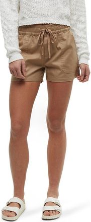 tentree Hemp Stretch Instow Short in Khaki at Nordstrom, Size X-Small