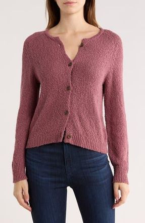 Melrose and Market Cotton Sweater Cardigan in Brown Rose at Nordstrom Rack, Size Xx-Large