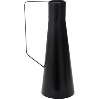 Foreside Home And Garden Black Modern Metal Decorative Vase at Nordstrom