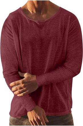 Generic Mens T-Shirt Sweatshirts Tops Casual Pullover Gym Long Sleeve Tracksuit Training Classic Breathable Casual Sports Tops Jumper Blouse Sweatshirts 2025