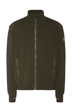 Moncler ZIP THROUGH CARDIGAN Size: L, colour: GREEN