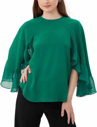 Trina Turk Akari Top In Green