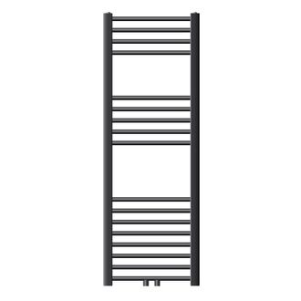 ECD Germany Ecd Germany - Radiador de ba&ntilde;o Sahara - 400 x 1200 mm - antracita - plano - con conexi&oacute;n central - Radiador toallero agua calefaccion