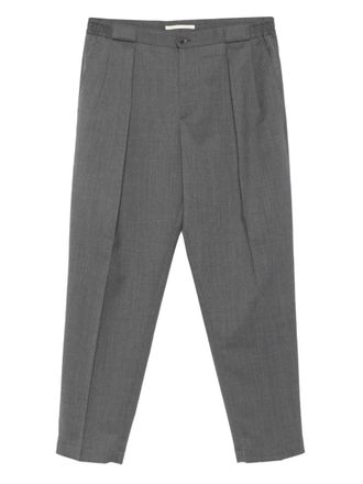 BRIGLIA 1949 pleated-front trousers - Grey
