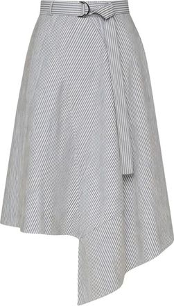 Marc Ellis Midi Skirts Blue - Dames - Midirokken - Blauw - L - Rokken