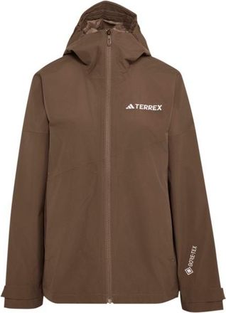 ADIDAS TERREX Xploric 2 Layer GORE-TEX Jacket Regenjacke f&uuml;r Damen | braun