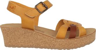 Mephisto Natural Future Sandaal - Dames - Sleehakken - Bruin - 41 EU - Leer - Schoenen