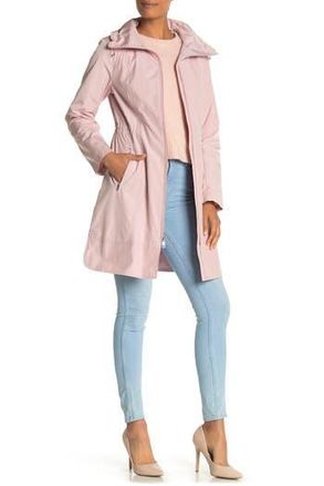Cole Haan Packable Hooded Rain Jacket in Canyon Rose at Nordstrom Rack, Size X-Small