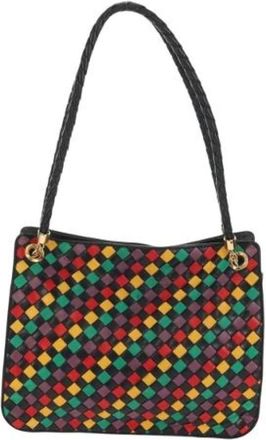 Bottega Veneta Pre-owned Shoulder Bags, female, Multicolor, Size: ONE SIZE Pre-owned Leather Shoulder Bag