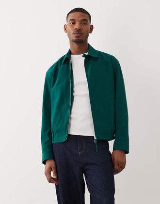 Arket Giacca stile blusa in puro cotone verde