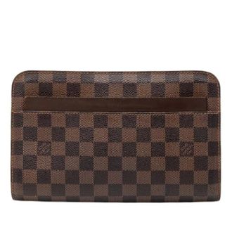 Louis Vuitton Pre-owned Clutches, female, Brown, Size: ONE SIZE Pre-owned The Saint Paul