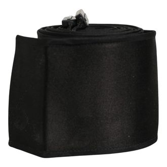 Dolce & Gabbana Satin Cummerbund Riem - Dames - Riemen - Zwart - XS - Satijn - Accessoires