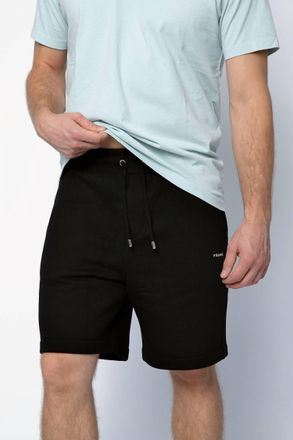 Frame Denim Sweat Banded Short In Noir