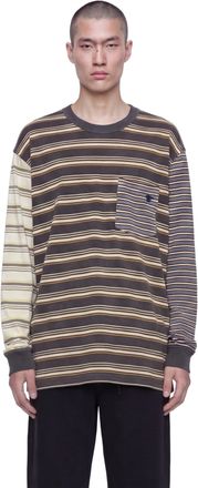 Song for the Mute Striped Pocket Long Sleeve T-Shirt