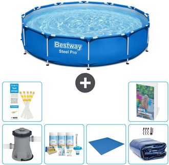 Bestway Piscina Bestway Steel Pro Redonda - 366x76 Cm - 7-piezas S289