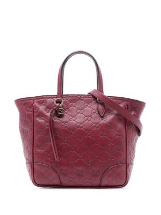 Gucci 2016-2025 Small Guccissima Bree satchel - Red