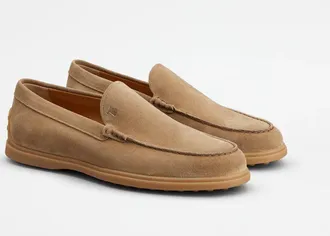 Tod's Suede Loafer - Beige