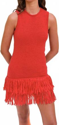 Saylor Mick Mini Dress In Red
