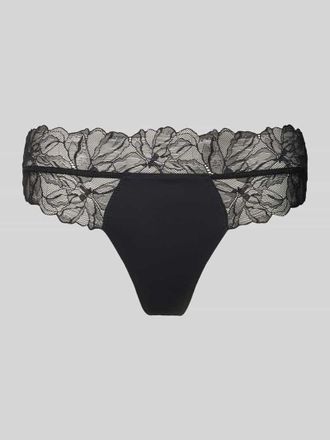 Calvin Klein Underwear String aus Spitze in Black, Größe XL