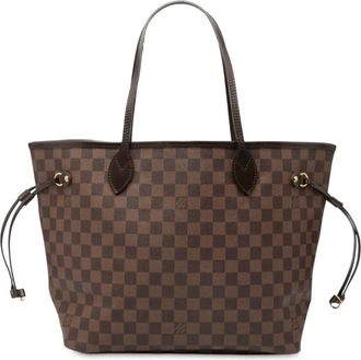 Louis Vuitton Borsa tote Neverfull MM in tela Damier Eb&egrave;ne 2013 - Marrone