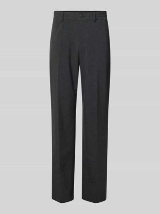 s.Oliver Black Label Regular Fit Weite Hose mit Viskose-Anteil in Anthrazit, Gr&ouml;&szlig;e 48