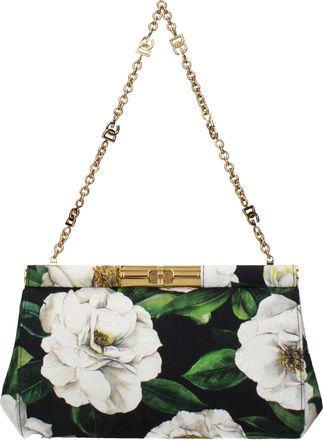 Dolce & Gabbana Dolce&Gabbana Marlene Clutch Damess Stof Zwart/Wit