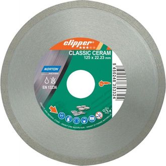 Norton Disco Diamantee Cla Ceram 1670 125x22,23 Mm