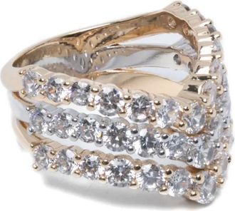 Maje Ring met zirkonia - Goud