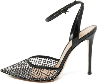 Gianvito Rossi Pumps Rossi con cinturino alla caviglia - Nero